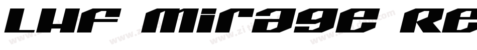 LHF Mirage REG字体转换